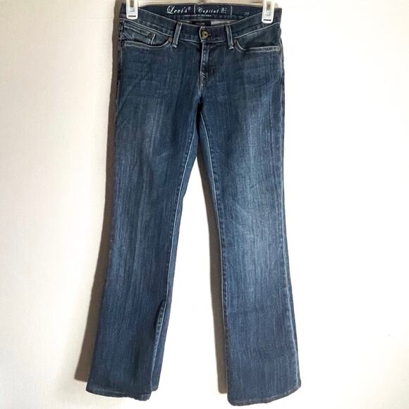 Vintage Levi's Capital E jeans bootcut low rise ' Swank ' Size 28 (6) - Picture 1 of 7